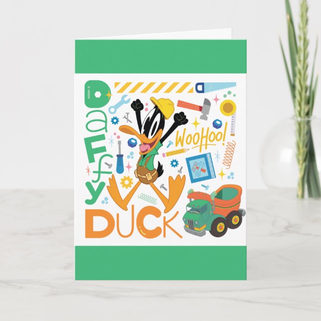 BUGS BUNNY BUILDERS™| DAFFY DUCK™-Arbeitstools Karte (Vorderseite)