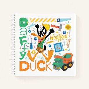 BUGS BUNNY BUILDERS™ DAFFY DUCK™-Arbeitstools Notizbuch