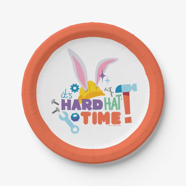 BUGS BUNNY BUILDERS™| Es ist harte Zeit Pappteller (Vorderseite)