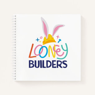 BUGS BUNNY BUILDERS™ Gestapelte Hard-Hat-Logos Notizbuch