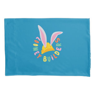 BUGS BUNNY BUILDERS™ Hard Hat Circle Logo Kissenbezug