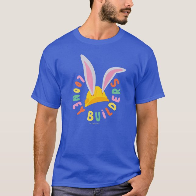 BUGS BUNNY BUILDERS™| Hard Hat Circle Logo T-Shirt (Vorderseite)