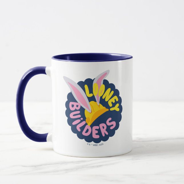 BUGS BUNNY BUILDERS™| Hard Hat Scalloping Logo Tasse (Links)