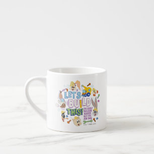 BUGS BUNNY BUILDERS™  "Lasst uns bauen"-Skizze Espressotasse