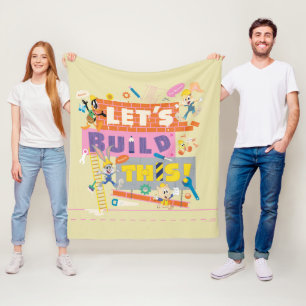 BUGS BUNNY BUILDERS™ "Let's build this"-Arbeitsst Fleecedecke