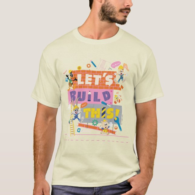 BUGS BUNNY BUILDERS™| "Let's build this"-Arbeitsst T-Shirt (Vorderseite)
