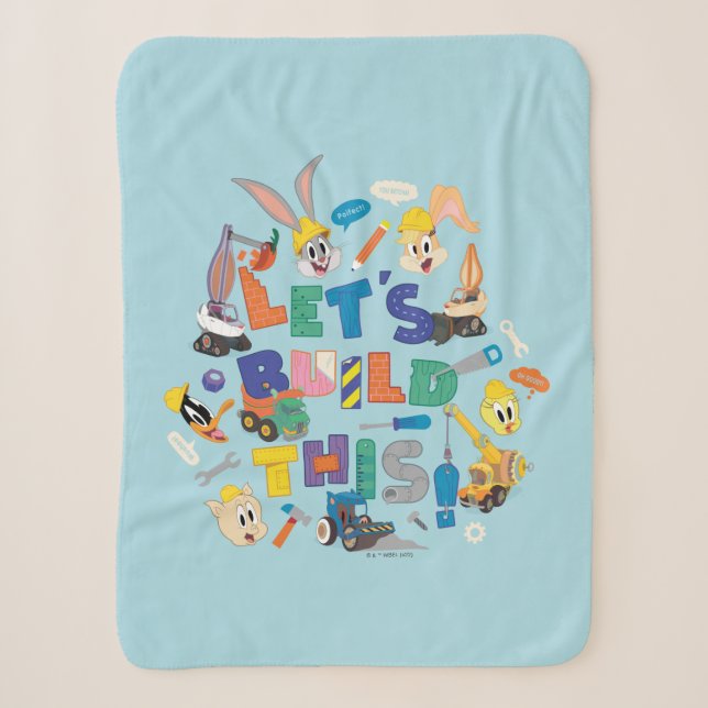 BUGS BUNNY BUILDERS™| "Let's build this" Collage Sherpadecke (Vorderseite)