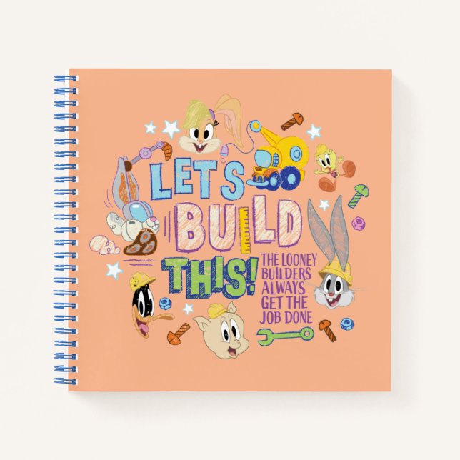 BUGS BUNNY BUILDERS™| "Let's build this" Sketch Notizbuch (Vorderseite)