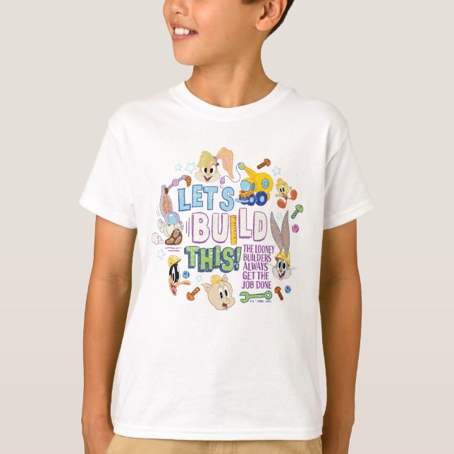BUGS BUNNY BUILDERS™| "Let's build this" Sketch T-Shirt (Vorderseite)