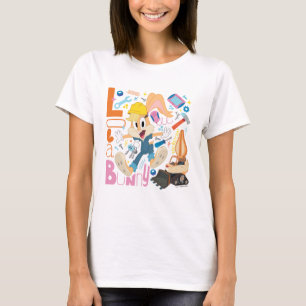 BUGS BUNNY BUILDERS™  Lola Bunny Arbeitswerkzeuge T-Shirt