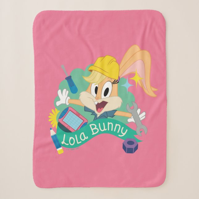 BUGS BUNNY BUILDERS™| Lola Bunny Character Graphic Sherpadecke (Vorderseite)