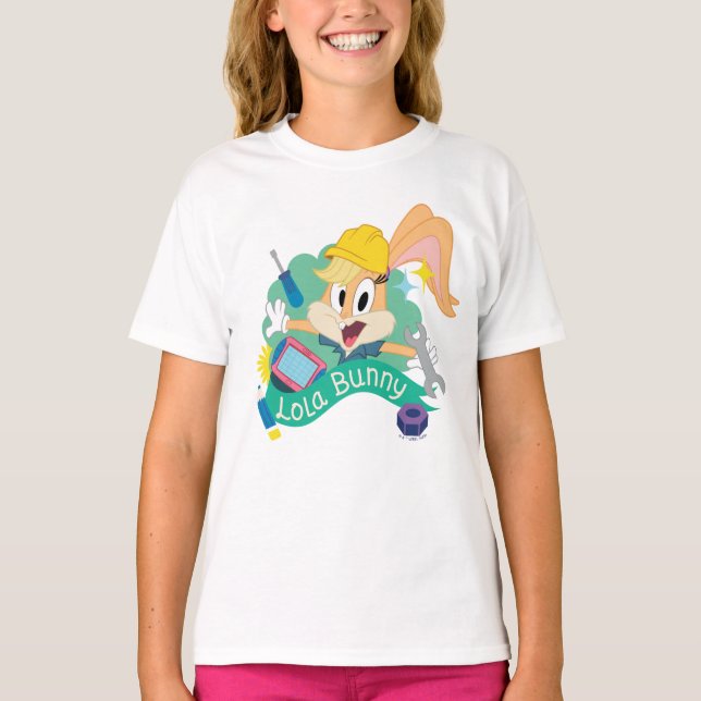 BUGS BUNNY BUILDERS™| Lola Bunny Character Graphic T-Shirt (Vorderseite)