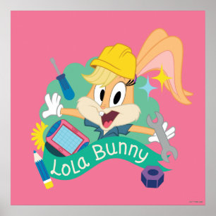 BUGS BUNNY BUILDERS™  Lola Bunny Charakter-Grafik Poster