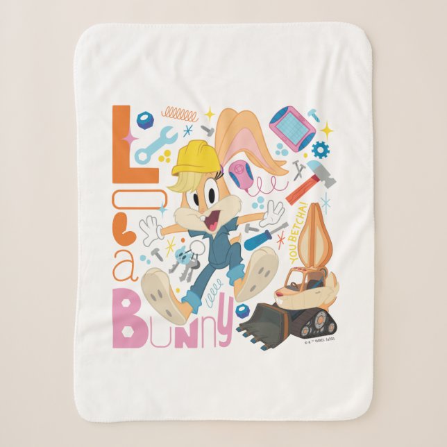 BUGS BUNNY BUILDERS™| Lola Bunny Work Tools Sherpadecke (Vorderseite)
