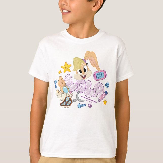 BUGS BUNNY BUILDERS™| Lola Sketch Art T-Shirt (Vorderseite)