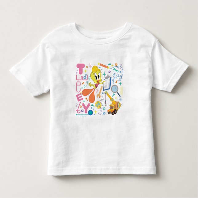 BUGS BUNNY BUILDERS™| TWEETY™-Arbeitstools Kleinkind T-shirt (Vorderseite)