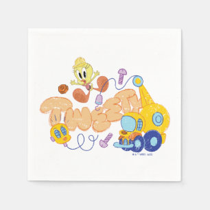 BUGS BUNNY BUILDERS™ TWEETY™ Sketch Art Serviette