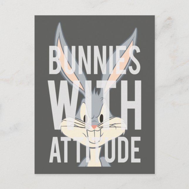 BUGS BUNNY™ Bunnies mit Einstellung Postkarte (Vorderseite)