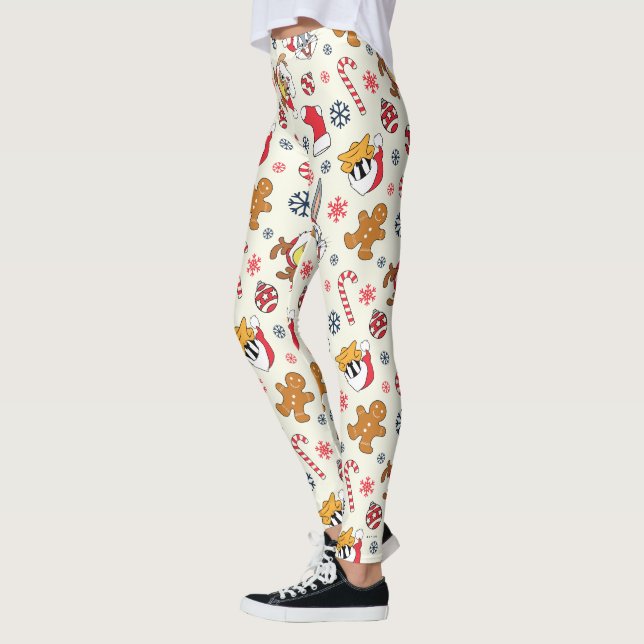 BUGS BUNNY™, DAFFY DUCK™ & Lola Christmas Pattern Leggings (Links)
