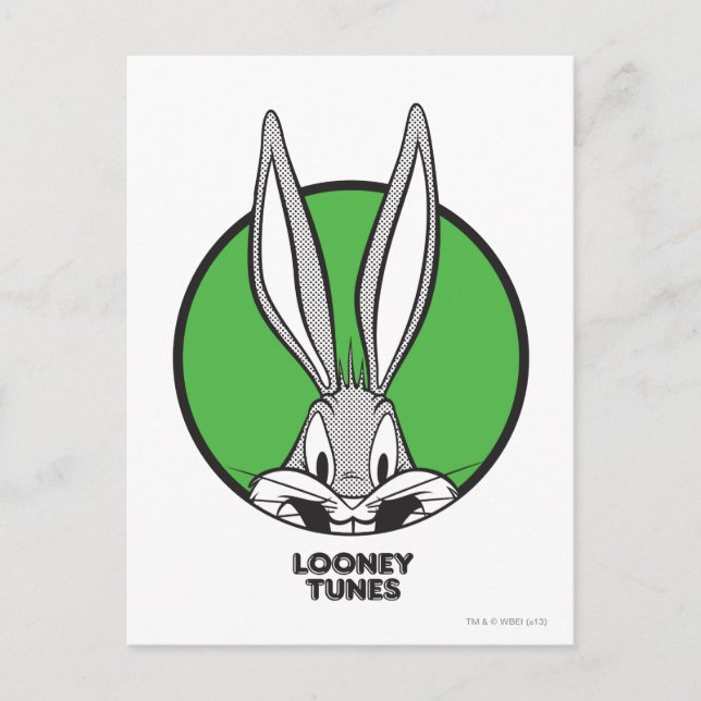 BUGS BUNNY™ Dotty-Symbol Postkarte (Vorderseite)