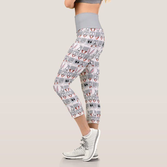 BUGS BUNNY™ Expression Blocks Capri Leggings (Links)
