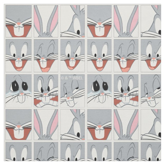 BUGS BUNNY™ Expression Blocks Stoff (Muster)