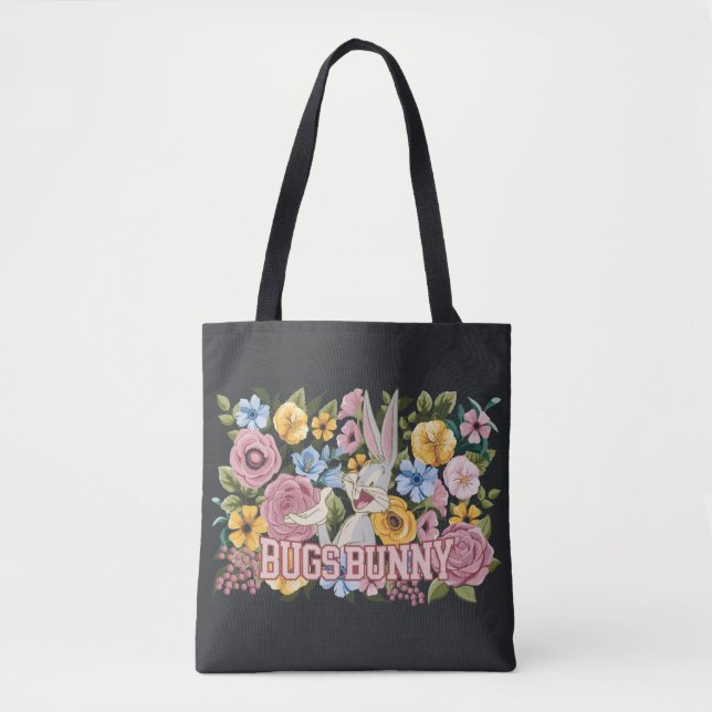 BUGS BUNNY™ Floral Embroidery Graphic Tasche (Vorderseite)