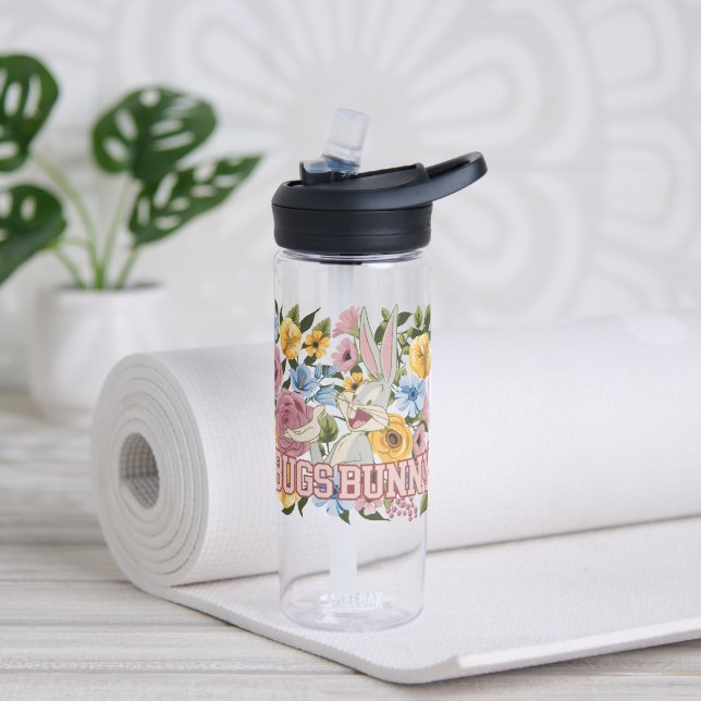 BUGS BUNNY™ Floral Embroidery Graphic Trinkflasche (Yoga)