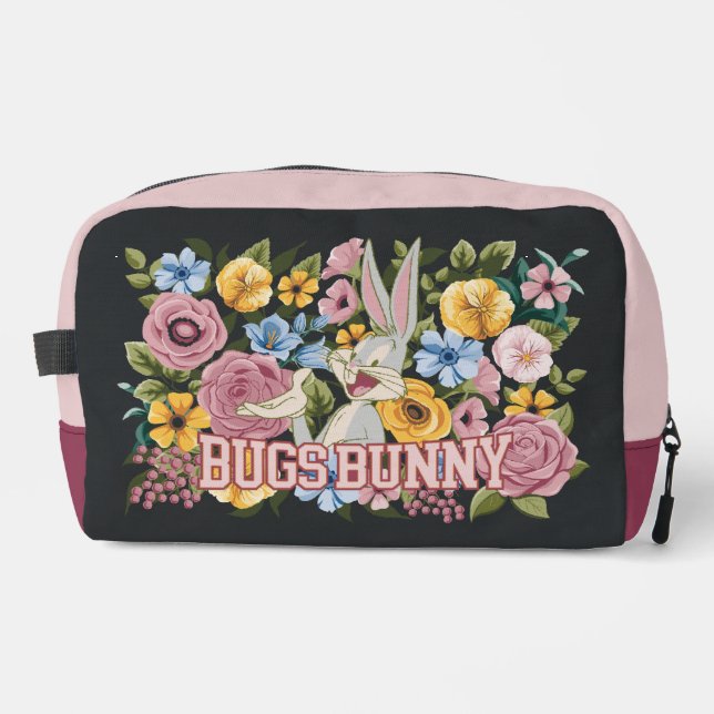 BUGS BUNNY™ Floral Embroidery Graphic Waschbeutel (Vorderseite)