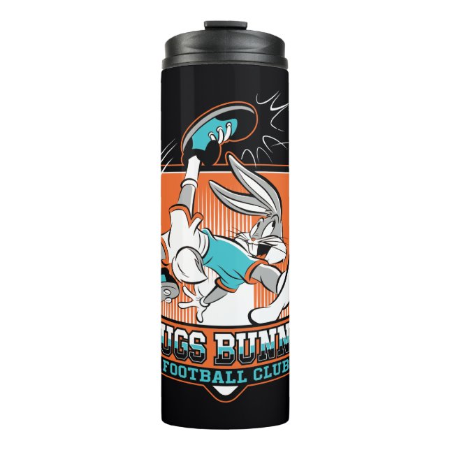 BUGS BUNNY™ Football Club Badge Thermosbecher (Vorderseite)