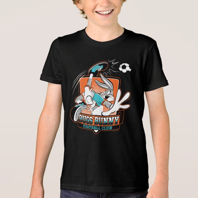 BUGS BUNNY™ Football Club Badge Tri-Blend Shirt (Vorderseite)