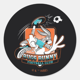 BUGS BUNNY™ Fußballclub-Abzeichen Runder Aufkleber