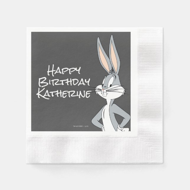 BUGS BUNNY™ | Hüfthandschuhe Serviette (Vorderseite)