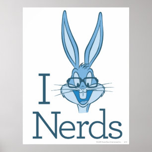 BUGS BUNNY™ - I-Liebe-Nerd Poster