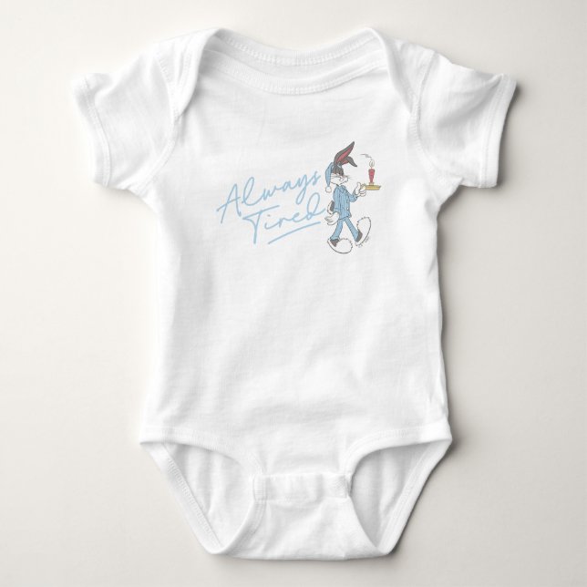 BUGS BUNNY™ Immer müde Baby Strampler (Vorderseite)