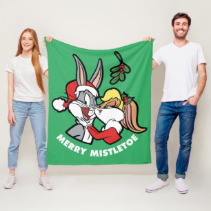 BUGS BUNNY™ & Lola "Merry Mistletoe" Fleecedecke