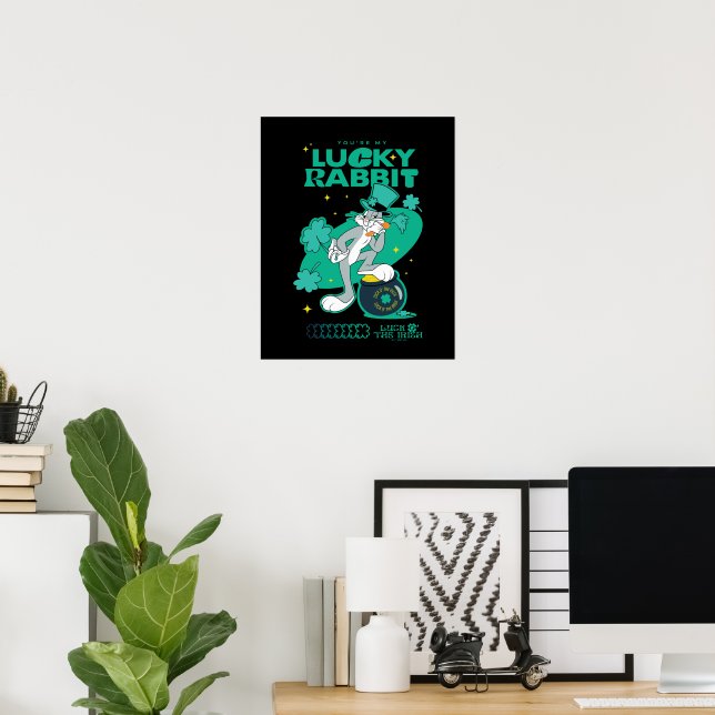 BUGS BUNNY™ Lucky Rabbit Poster (Heimbüro)