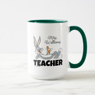 BUGS BUNNY™ Lying Down Eating Carrot Teacher Tasse