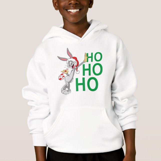 BUGS BUNNY™ mit Candy Cane Hoodie (Vorderseite)