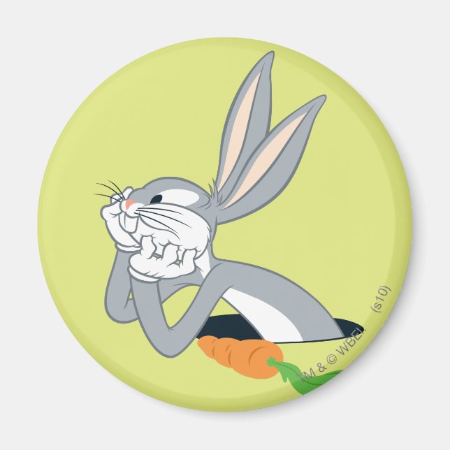 BUGS BUNNY™ mit Karotte Magnet (Vorne)
