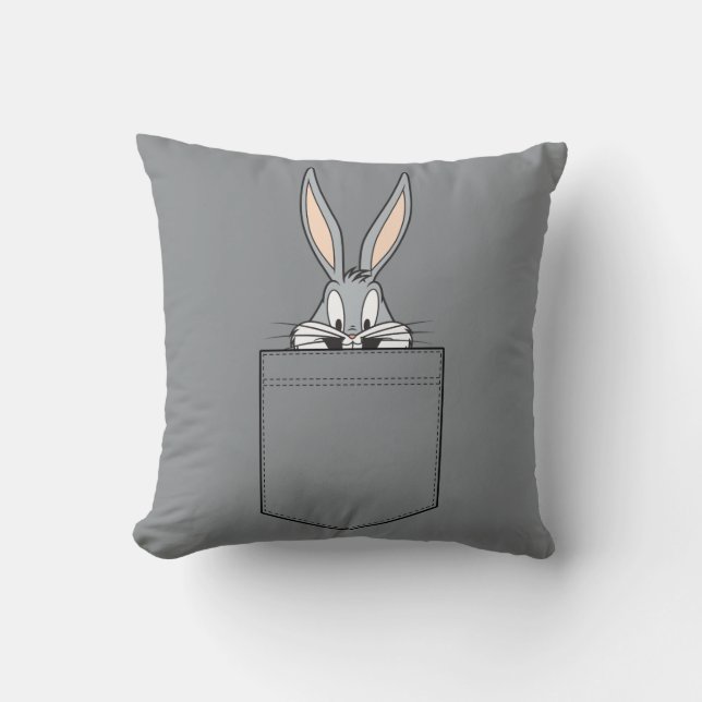 BUGS BUNNY™ Peeking Out Pocket Kissen (Vorderseite)