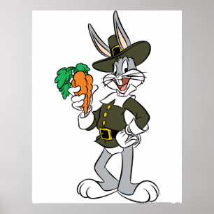 BUGS BUNNY™ Pilger Thanksgiving Poster