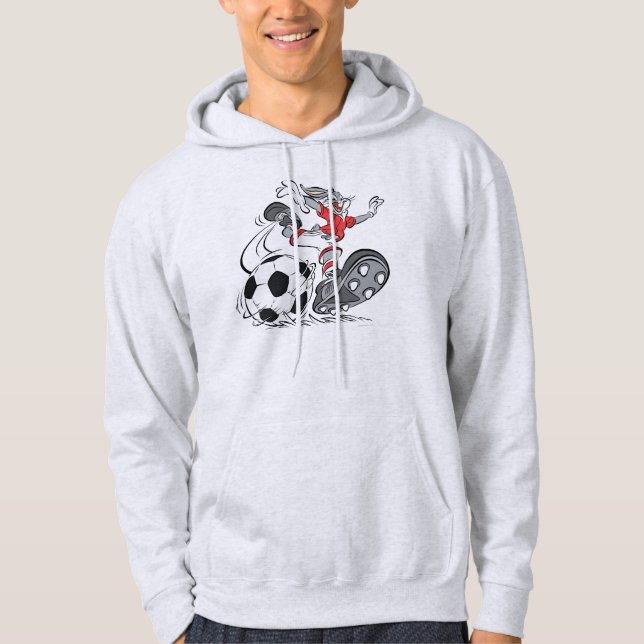 BUGS BUNNY™ Playing Soccer Hoodie (Vorderseite)