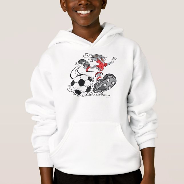 BUGS BUNNY™ Playing Soccer Hoodie (Vorderseite)
