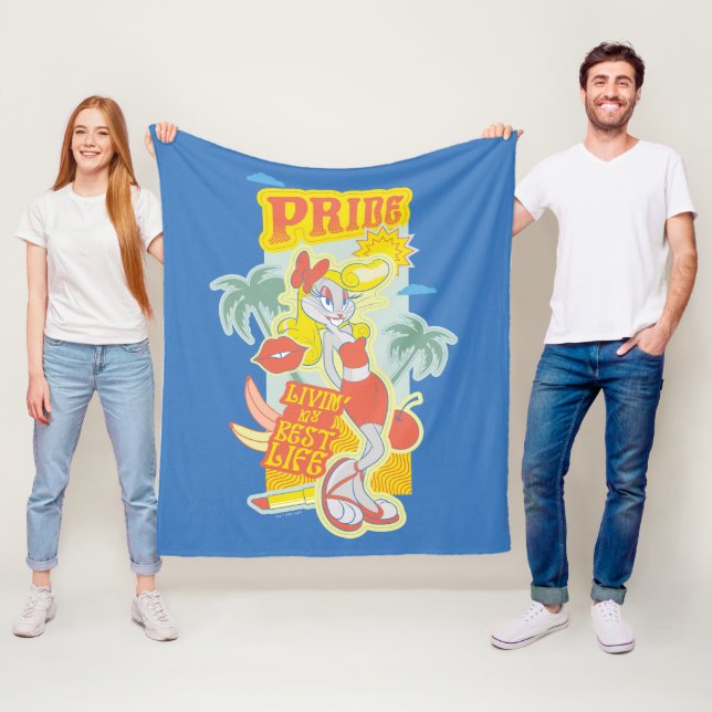 BUGS BUNNY™ Prix - Mein bestes Leben leben Fleecedecke (Beispiel)