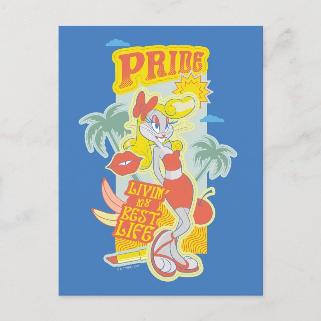 BUGS BUNNY™ Prix - Mein bestes Leben leben Postkarte (Vorderseite)