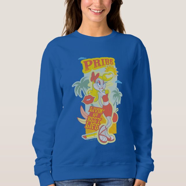 BUGS BUNNY™ Prix - Mein bestes Leben leben Sweatshirt (Vorderseite)
