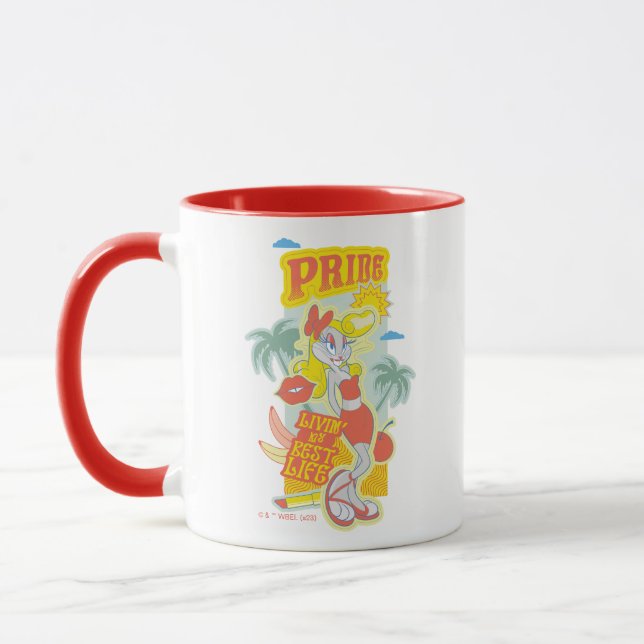 BUGS BUNNY™ Prix - Mein bestes Leben leben Tasse (Links)