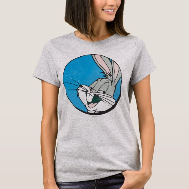 BUGS BUNNY™ Retro Blue Patch T-Shirt (Vorderseite)