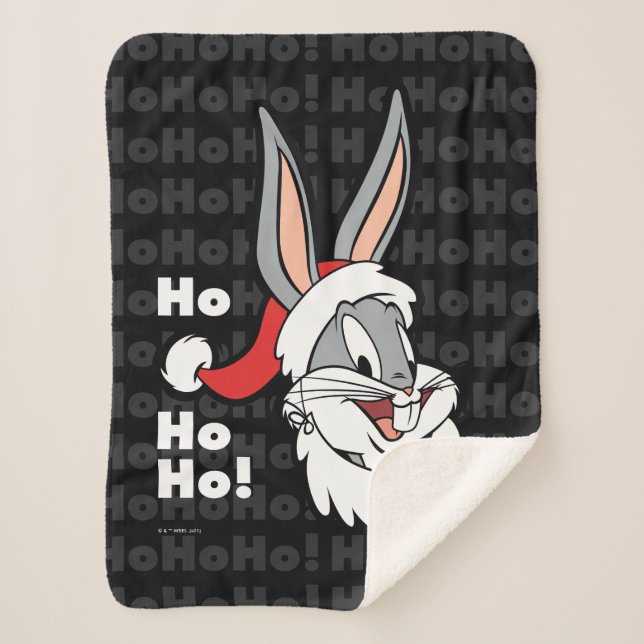 BUGS BUNNY™ Santa "Ho Ho Ho Ho!" Sherpadecke (Vorderseite)